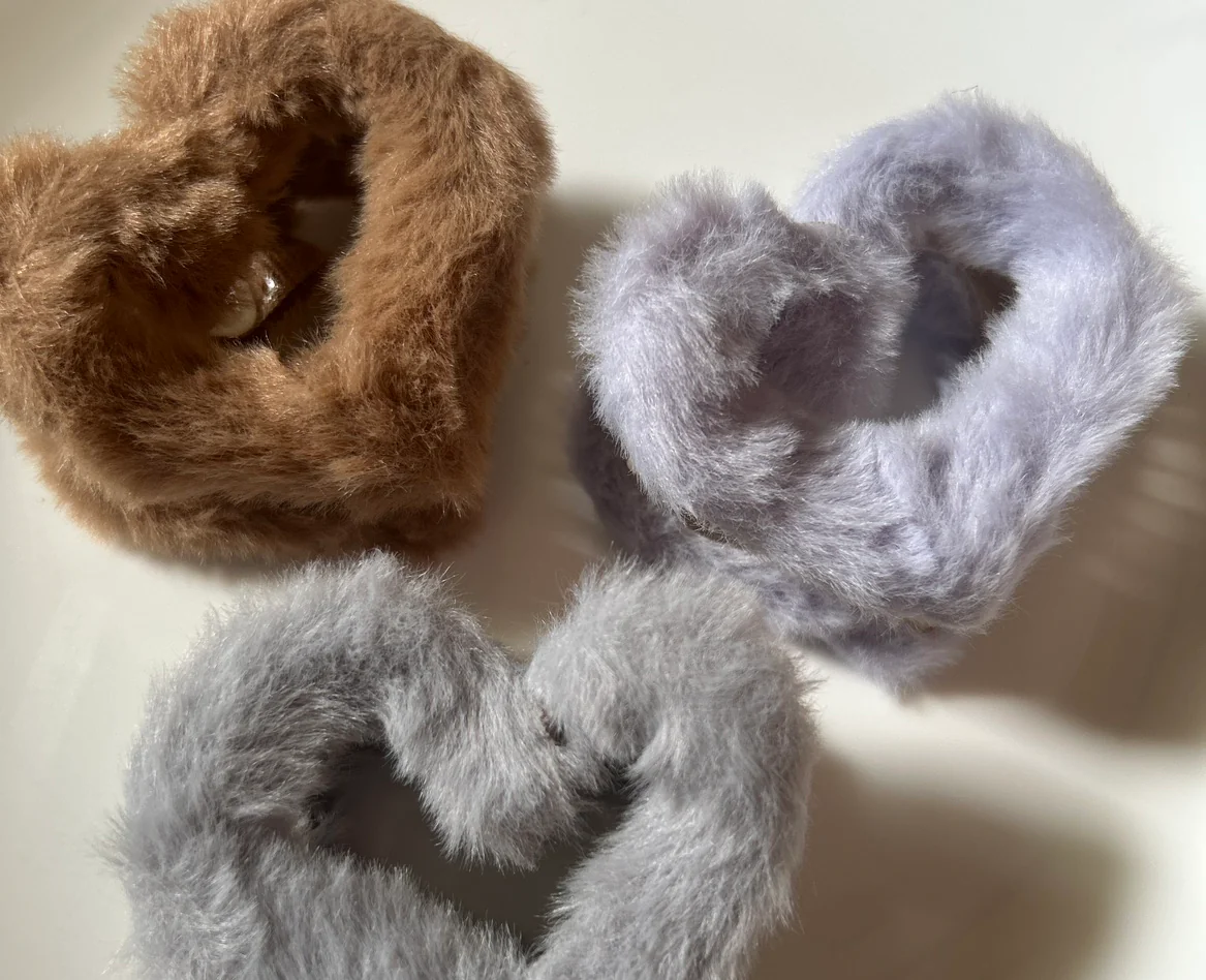 Heart fur clips 2
