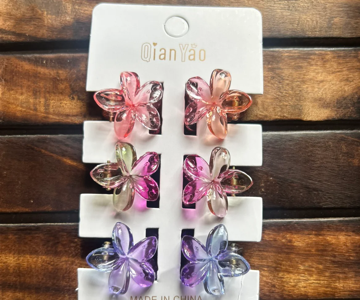 Mini glossy clips