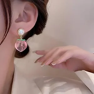 Korean Cute Pearl Drop Earrings 2