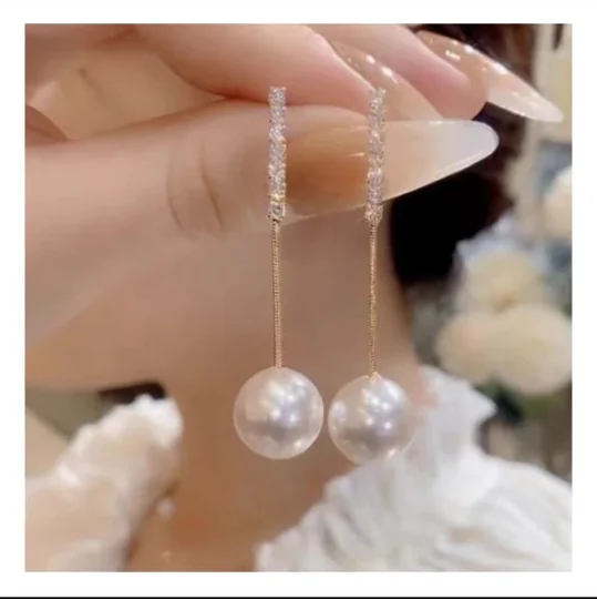 Korean Pearl Drop Earrings
