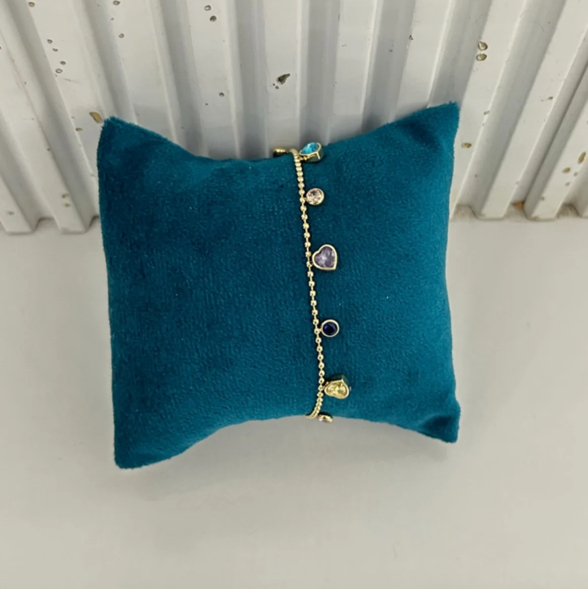 Multicoloured charm bracelet