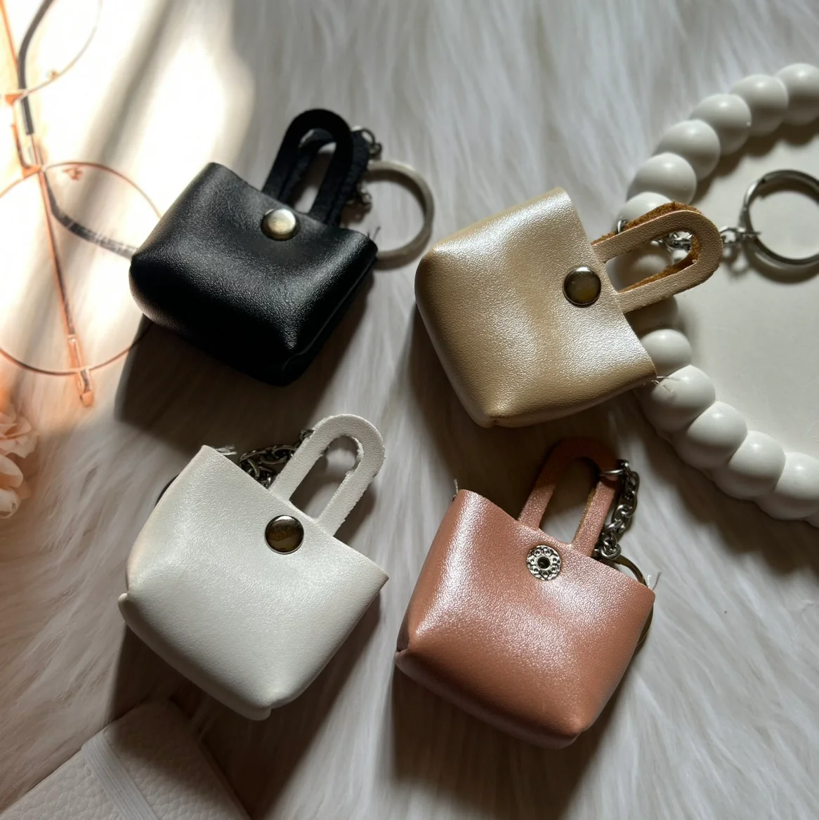 Mini bag key chain